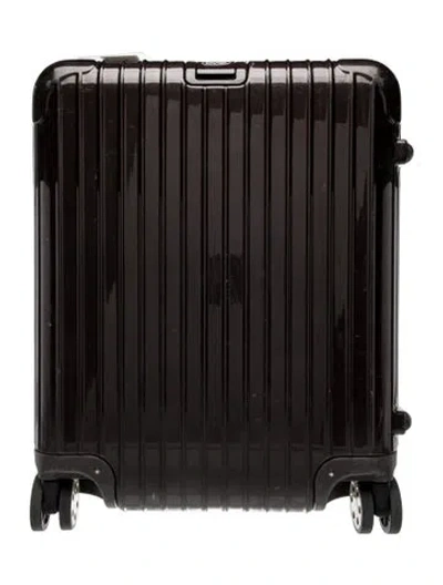 Pre-owned Rimowa Salsa Deluxe Suitcase In Brown