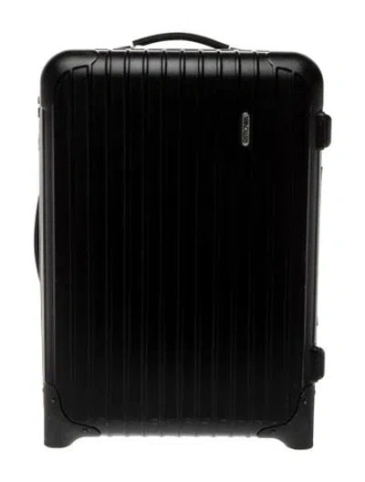 Pre-owned Rimowa Salsa Hardcase Suitcase In Black