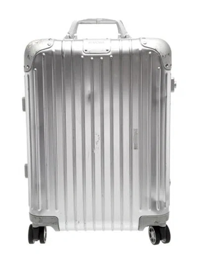 Pre-owned Rimowa Silver Suitcase