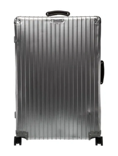 Pre-owned Rimowa Silver Travel Suitcase