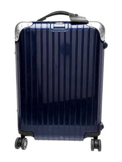 Pre-owned Rimowa Suitcase In Blue