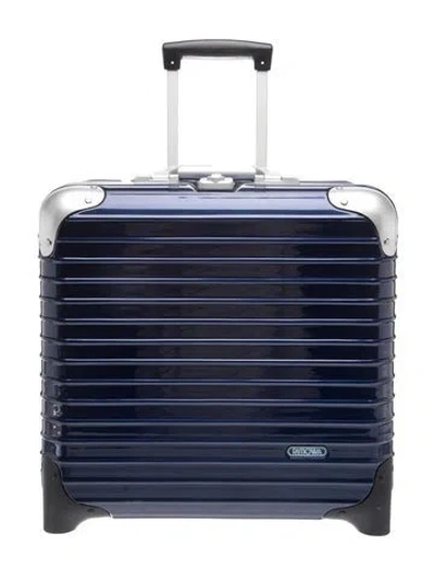 Pre-owned Rimowa Suitcase In Blue