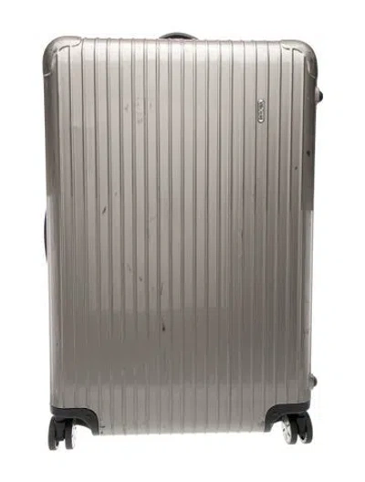 Pre-owned Rimowa Suitcase Luggage In Gray