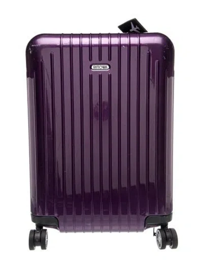 Pre-owned Rimowa Suitcase In Purple