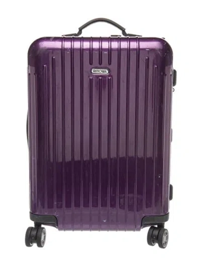 Pre-owned Rimowa Suitcase In Purple