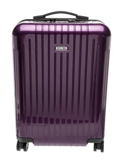 Pre-owned Rimowa Suitcase In Purple
