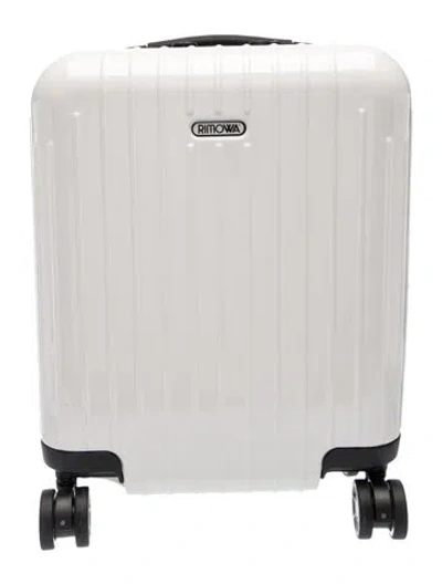 Pre-owned Rimowa Suitcase In White