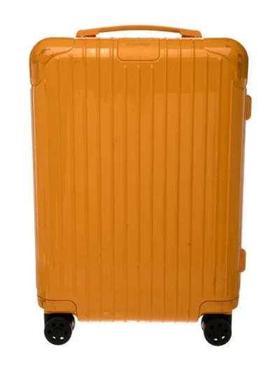 Pre-owned Rimowa Suitcase In Yellow