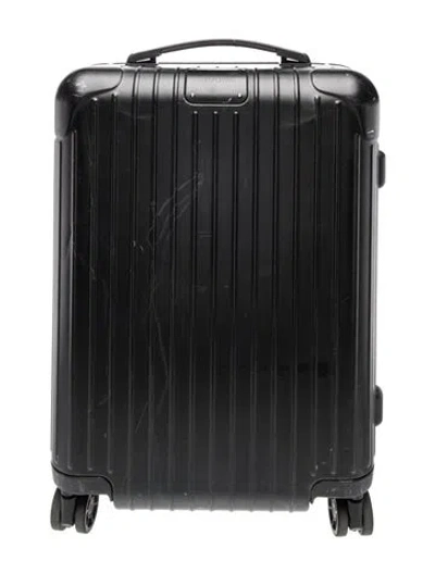 Pre-owned Rimowa Travel Suitcase In Black