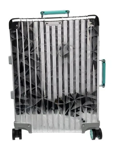 Pre-owned Rimowa X Tiffany & Co Aluminum Suitcase In Silver