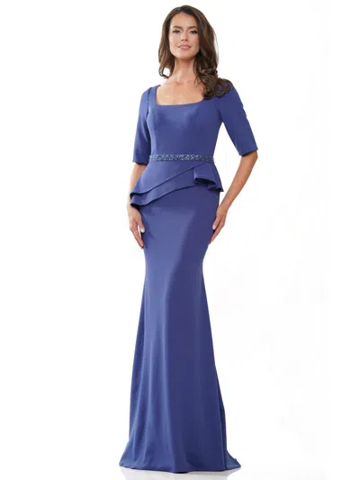 Rina Di Montella Mother Of The Bride Long Gown 2761 In Purple