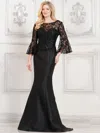 Rina Di Montella Rd2939 Long Formal Mother Of The Bride Dress In Black