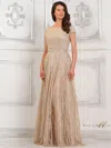 Rina Di Montella Rd3101 Long Formal  Beaded Evening Dress In Multi