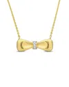 Rina Limor 10k 0.02 Ct. Tw. Diamond Statement Necklace