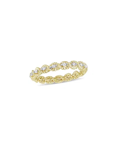 Rina Limor 10k 0.17 Ct. Tw. Diamond Eternity Ring