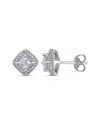 Rina Limor 10k 0.24 Ct. Tw. Diamond Cluster Studs