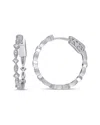 Rina Limor 10k 0.25 Ct. Tw. Diamond Hoops