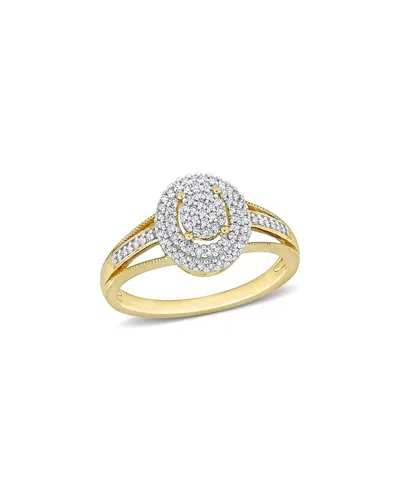 Rina Limor 10k 0.25 Ct. Tw. Diamond Split Shank Ring