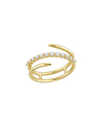 Rina Limor 10k 0.28 Ct. Tw. Diamond Coil Ring