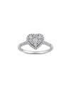 Rina Limor 10k 0.49 Ct. Tw. Diamond Halo Ring