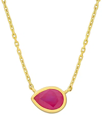 RINA LIMOR RINA LIMOR 10K 0.72 CT. TW. RUBY NECKLACE