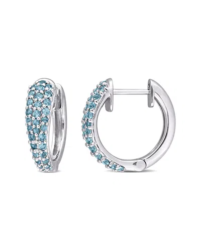 Rina Limor 10k 1.04 Ct. Tw. London Blue Topaz Clip-on Earrings