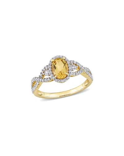 Rina Limor 10k 1.08 Ct. Tw. Diamond & Gemstone Ring