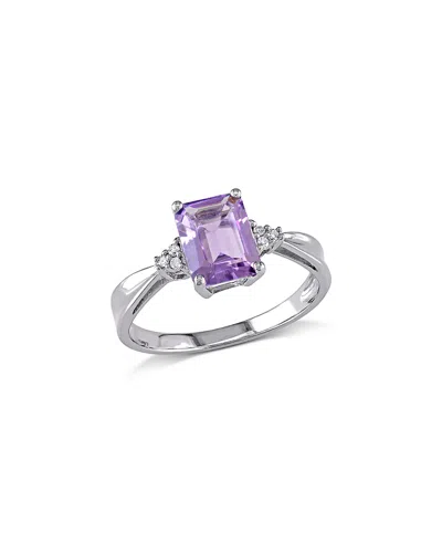 Rina Limor 10k 1.48 Ct. Tw. Diamond & Amethyst Ring