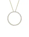 Rina Limor 10k 1.50 Ct. Tw. White Sapphire Pendant Necklace