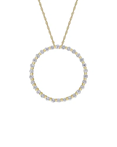 Rina Limor 10k 1.50 Ct. Tw. White Sapphire Pendant Necklace