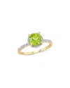 Rina Limor 10k 1.57 Ct. Tw. Diamond & Peridot Ring