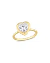Rina Limor 10k 2.00 Ct. Tw. Moissanite Heart Ring