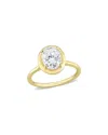 Rina Limor 10k 2.00 Ct. Tw. Moissanite Oval Ring