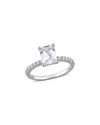 Rina Limor 10k 2.32 Ct. Tw. White Sapphire Ring