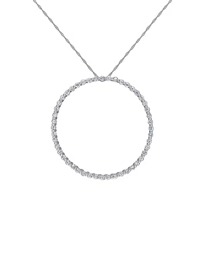Rina Limor 10k 2.40 Ct. Tw. White Sapphire Pendant Necklace