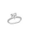 Rina Limor 10k 2.58 Ct. Tw. White Sapphire Ring