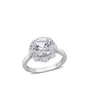 Rina Limor 10k 4.29 Ct. Tw. White Sapphire Ring