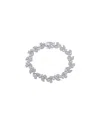Rina Limor 10k 6.01 Ct. Tw. Diamond & White Sapphire Bracelet