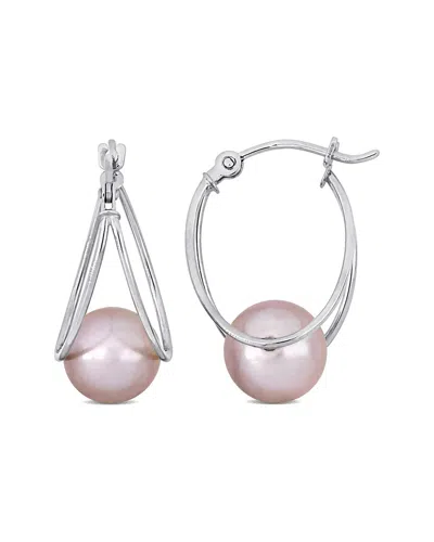 Rina Limor 10k 8-8.5mm Pearl Earrings