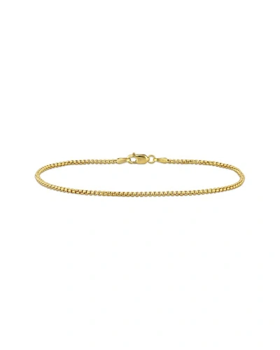 Rina Limor 10k Box Link Bracelet In Gold
