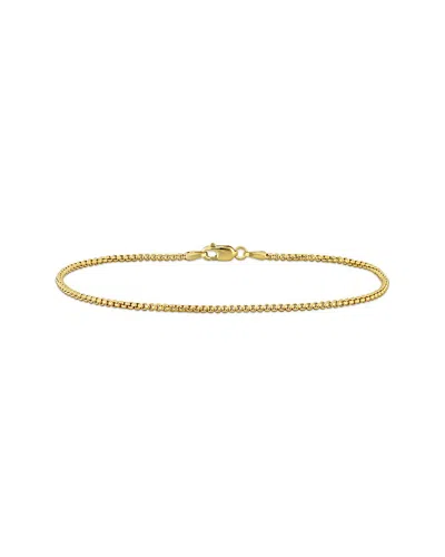 Rina Limor 10k Box Link Bracelet In Gold