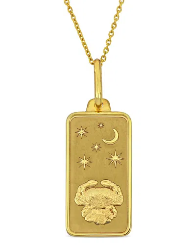 Rina Limor 10k Cancer Pendant In Gold