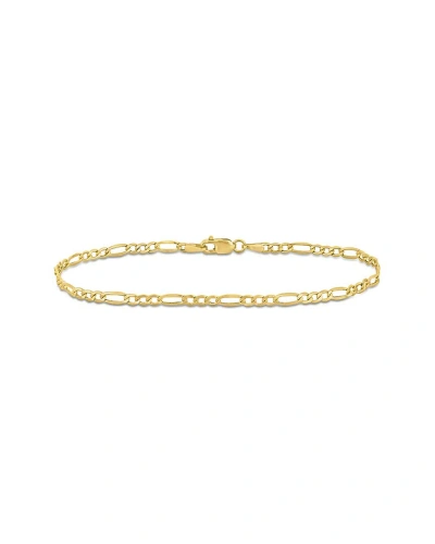 Rina Limor 10k Figaro Bracelet In Gold