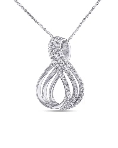 Rina Limor 10k Gold 0.25 Ct. Tw. Diamond Pendant Necklace