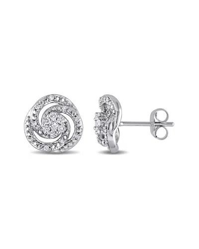 Rina Limor 10k Gold 0.252 Ct. Tw. Diamond Stud Earrings
