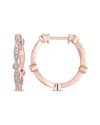 Rina Limor 10k Rose Gold 0.32 Ct. Tw. Diamond Earrings