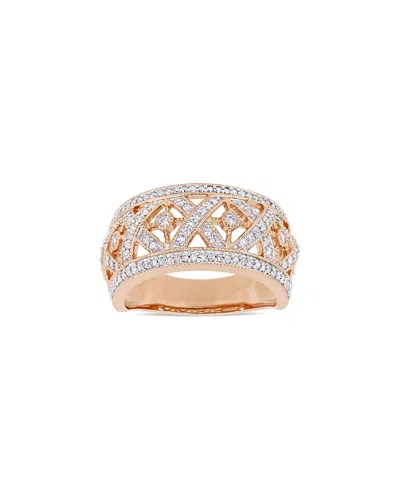 Rina Limor 10k Rose Gold 0.48 Ct. Tw. Diamond Filigree Ring
