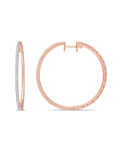 Rina Limor 10k Rose Gold 0.50 Ct. Tw. Diamond Earrings