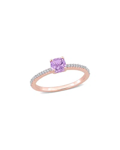 Rina Limor 10k Rose Gold 0.70 Ct. Tw. Diamond & Rose De France Ring