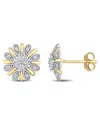 Rina Limor 10k Two-tone 0.24 Ct. Tw. Diamond Earrings